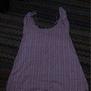 Lagaci Pink and White Patterned Dress